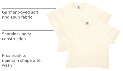 Comfort Colors Women's Heavyweight Boxy T-Shirt, Style G3023cl, 2-Pack