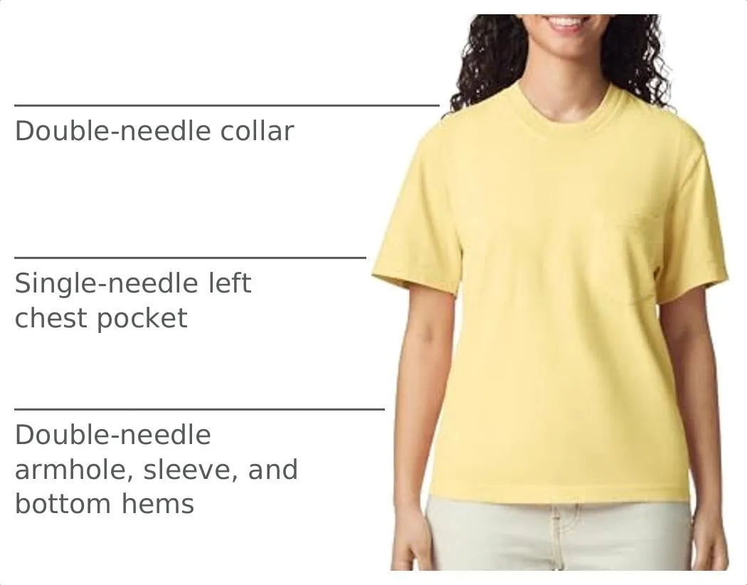 Comfort Colors Adult Short Sleeve Pocket Tee, Style 6030
