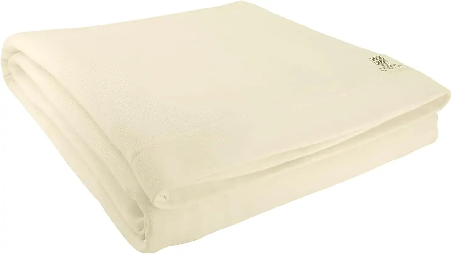 Comfort Colors Fleece Dorm Blanket, Style G15BT, Ivory (1-Pack), 50" x 60"