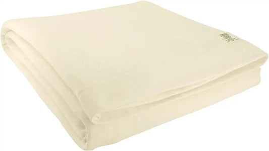 Comfort Colors Fleece Dorm Blanket, Style G15BT, Ivory (1-Pack), 50" x 60"