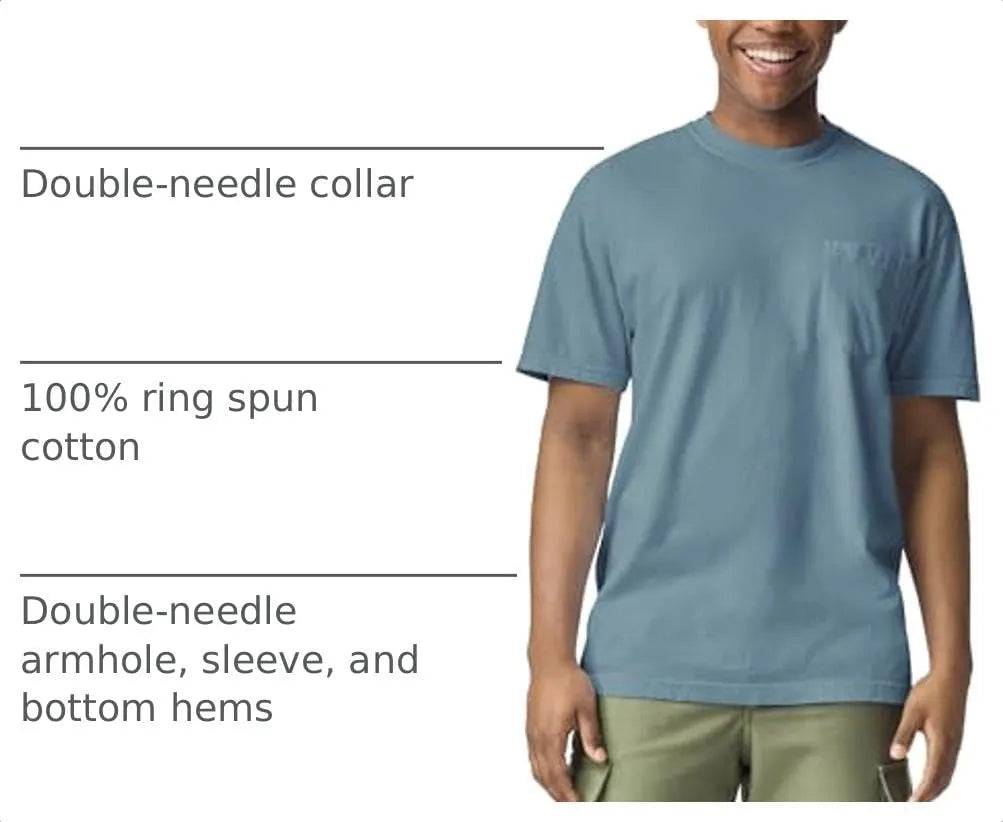 Comfort Colors Adult Short Sleeve Pocket Tee, Style 6030