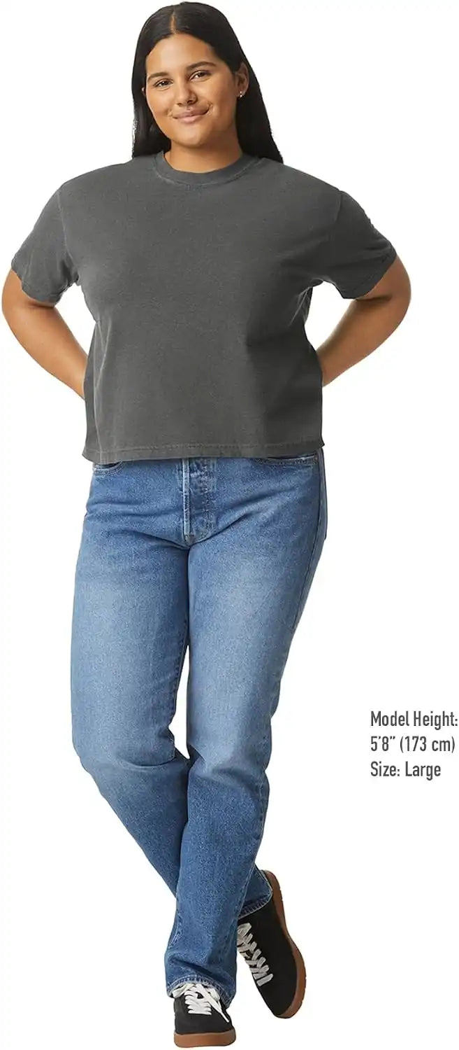 Comfort Colors Women's Heavyweight Boxy T-Shirt, Style G3023cl, 2-Pack