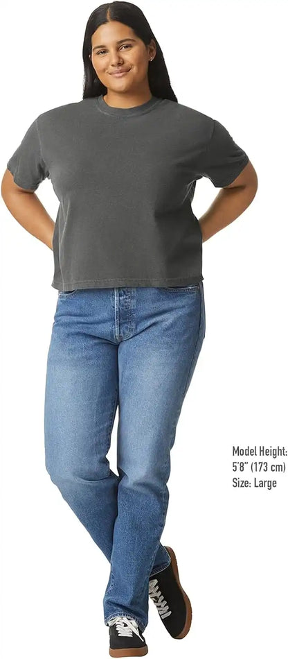 Comfort Colors Women's Heavyweight Boxy T-Shirt, Style G3023cl, 2-Pack
