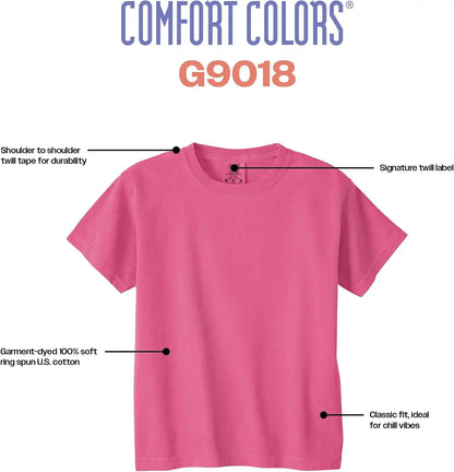 Comfort Colors Unisex-Child Ring Spun T-Shirt, 3-Pack, Style G9018