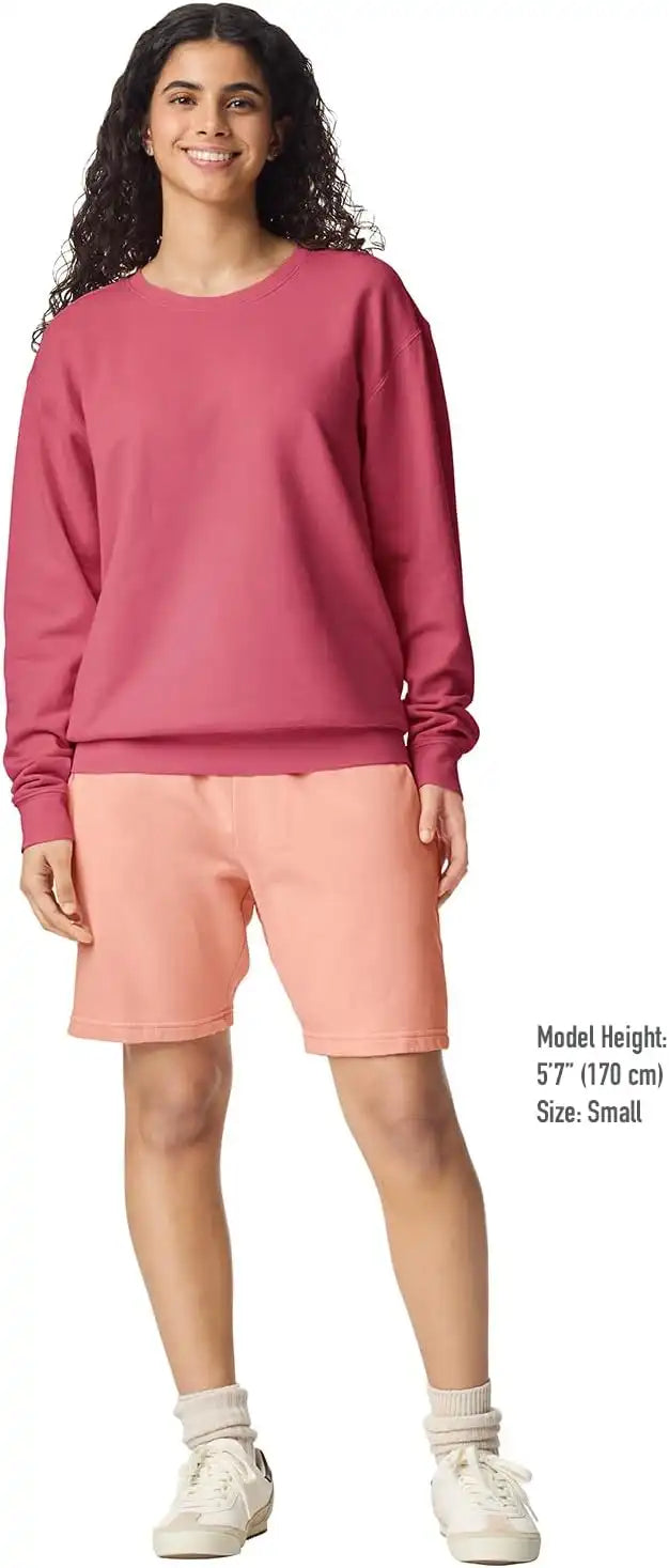 Comfort Colors Unisex Adult Lightweight Cotton Crewneck Sweatshirt, Style G1466