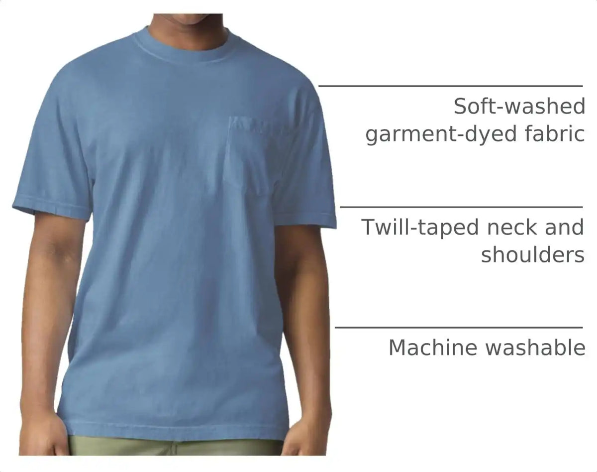 Comfort Colors Adult Short Sleeve Pocket Tee, Style 6030