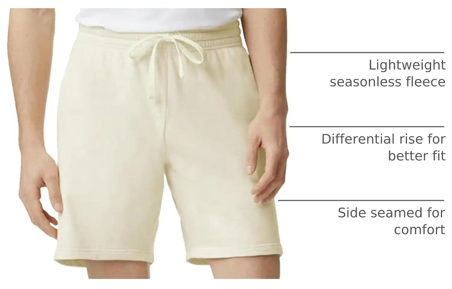 Comfort Colors Adult Lightweight Cotton Sweat Shorts with Pockets, Style G1468