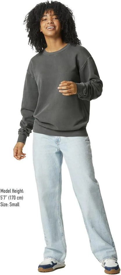 Comfort Colors Unisex Adult Lightweight Cotton Crewneck Sweatshirt, Style G1466