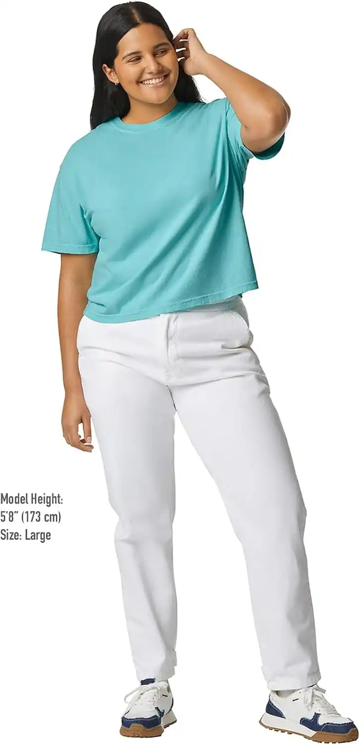 Comfort Colors Women's Heavyweight Boxy T-Shirt, Style G3023cl, 2-Pack