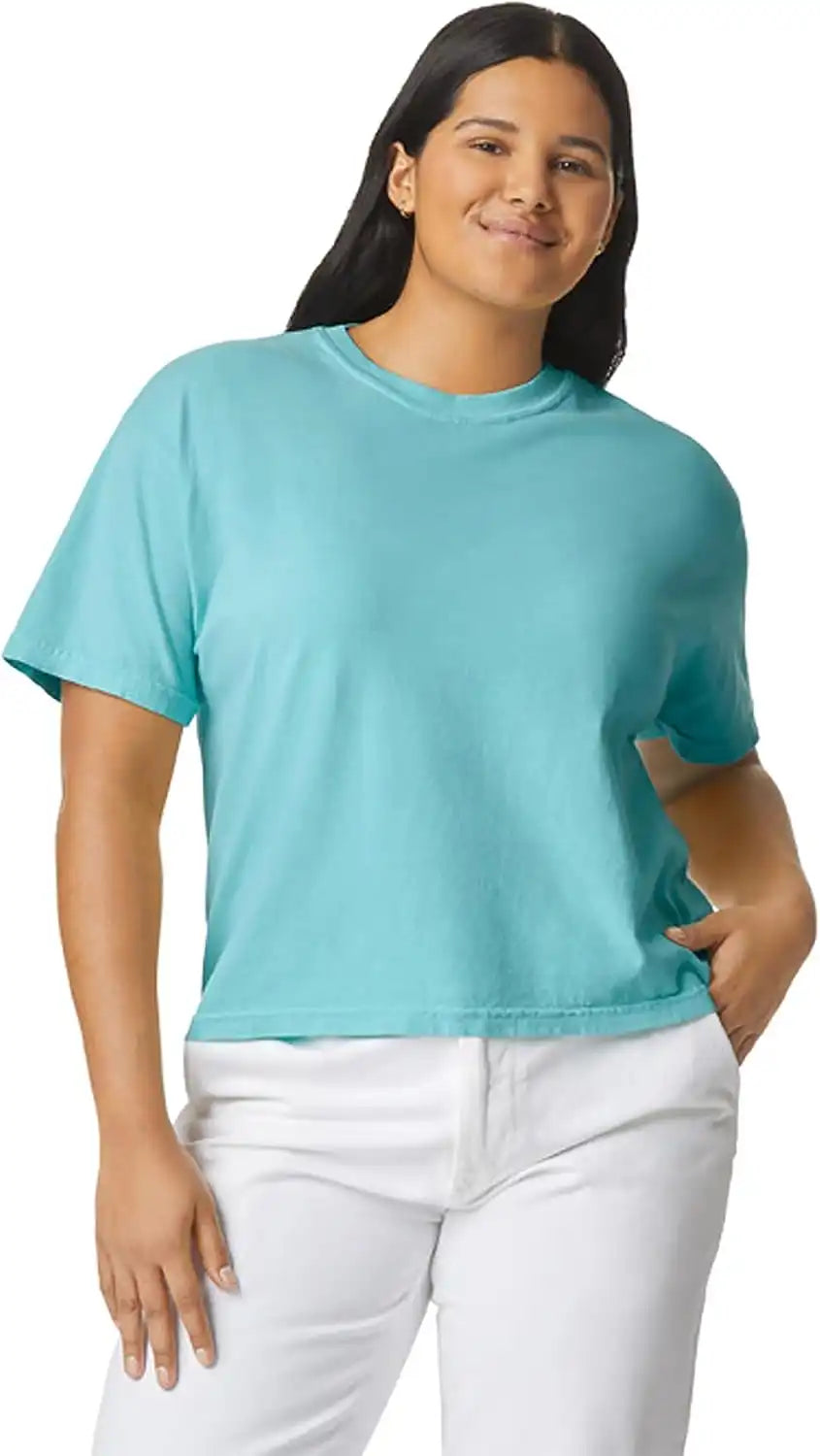 Comfort Colors Women's Heavyweight Boxy T-Shirt, Style G3023cl, 2-Pack