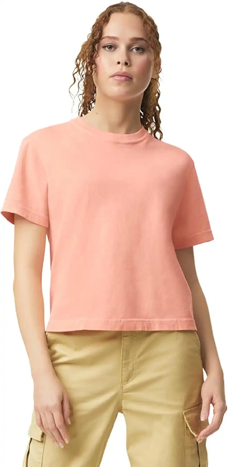 Comfort Colors Women's Heavyweight Boxy T-Shirt, Style G3023cl, 2-Pack