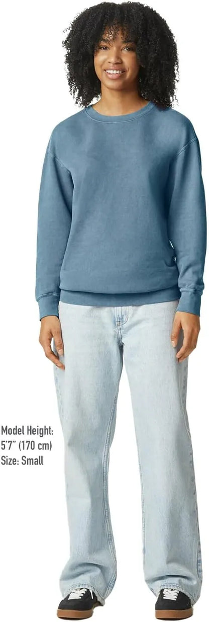 Comfort Colors Unisex Adult Lightweight Cotton Crewneck Sweatshirt, Style G1466