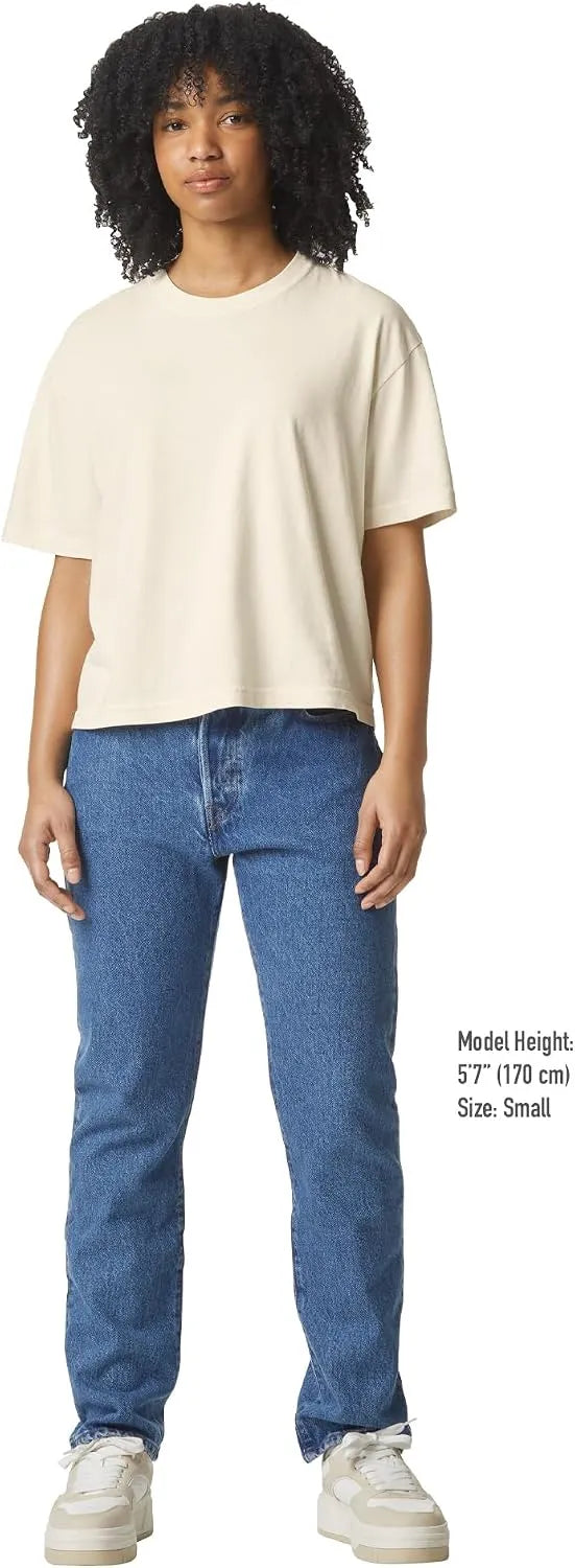 Comfort Colors Women's Heavyweight Boxy T-Shirt, Style G3023cl, 2-Pack