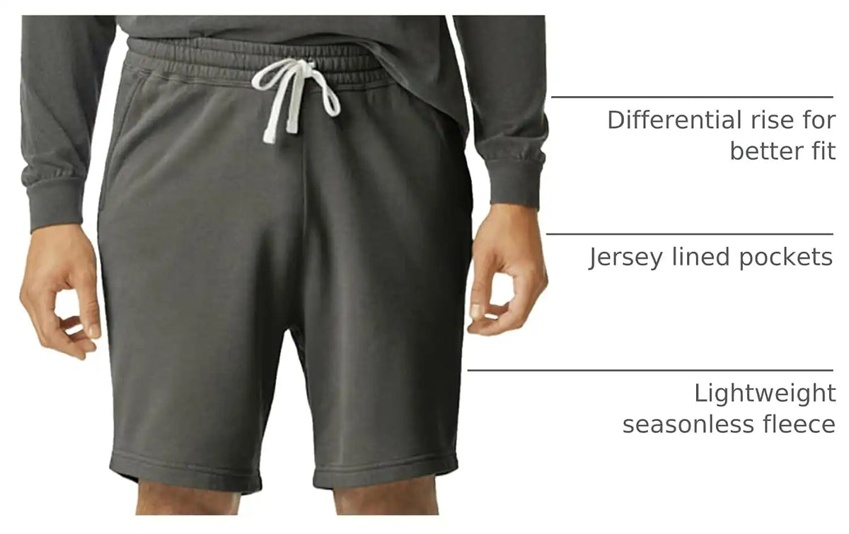 Comfort Colors Adult Lightweight Cotton Sweat Shorts with Pockets, Style G1468