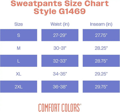 Comfort Colors Unisex-Adult Lightweight Cotton Sweatpants with Pockets, Style G1469