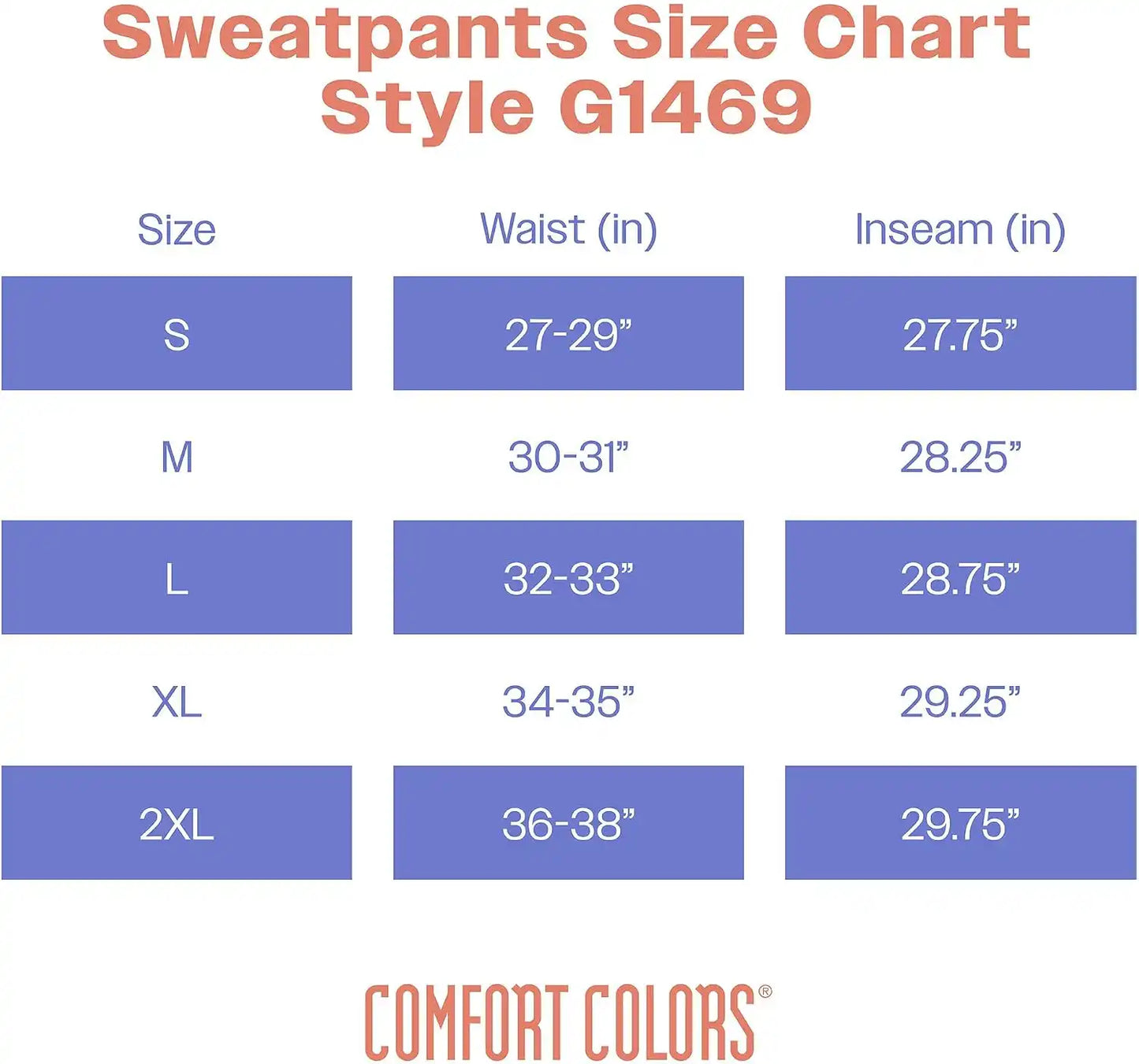 Comfort Colors Unisex-Adult Lightweight Cotton Sweatpants with Pockets, Style G1469