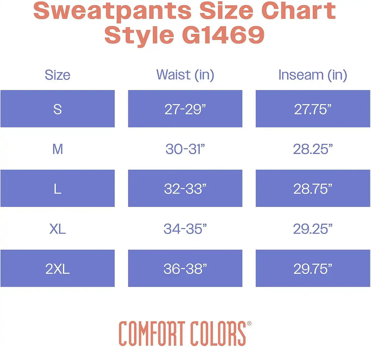 Comfort Colors Unisex-Adult Lightweight Cotton Sweatpants with Pockets, Style G1469