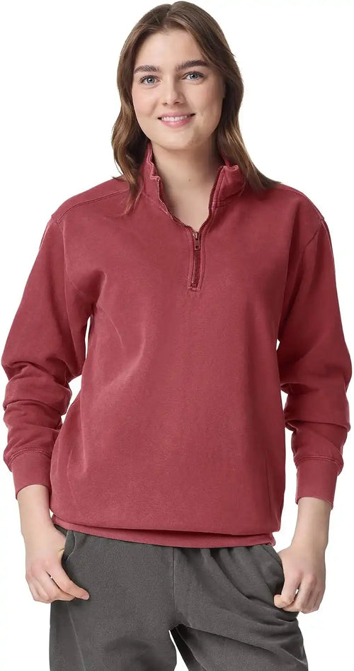 Comfort Colors Adult 1/4 Zip Sweatshirt, Style 1580