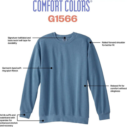 Comfort Colors Adult Crewneck Sweatshirt, Style 1566/1545