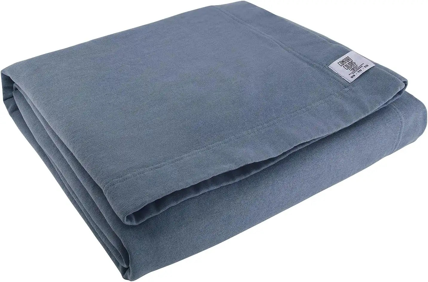 Comfort Colors Fleece Dorm Blanket, Style G15BT, Blue Jean (1-Pack), 50" x 60"