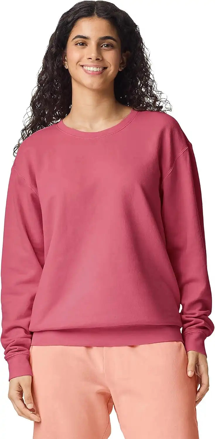 Comfort Colors Unisex Adult Lightweight Cotton Crewneck Sweatshirt, Style G1466