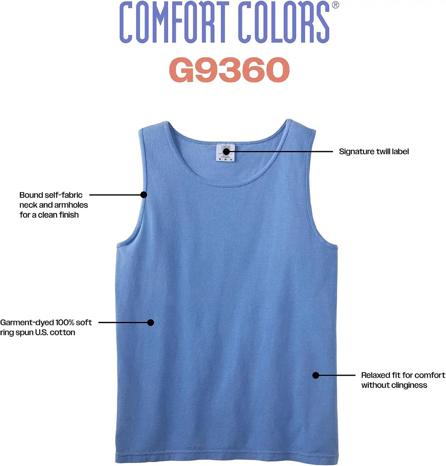 Comfort Colors Adult Style G9360 Tank Top