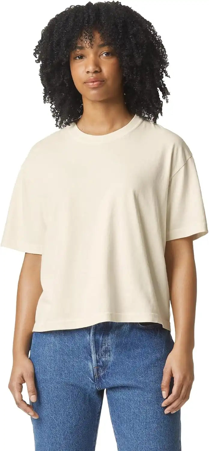Comfort Colors Women's Heavyweight Boxy T-Shirt, Style G3023cl, 2-Pack