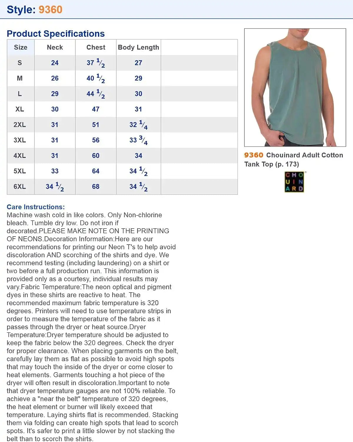 Comfort Colors Adult Style G9360 Tank Top